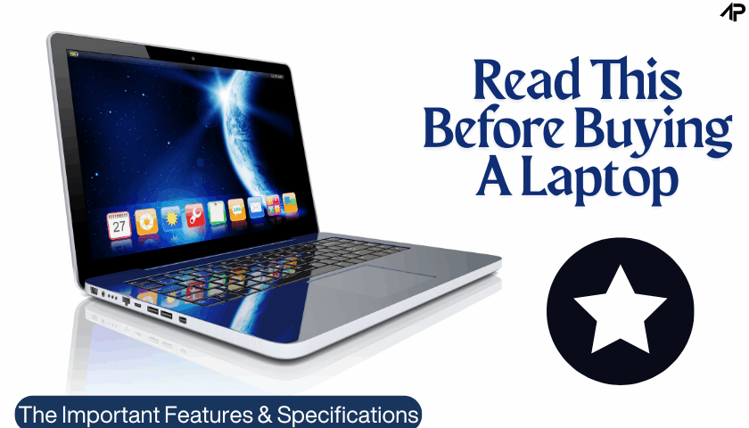 features and specifications of a laptop
