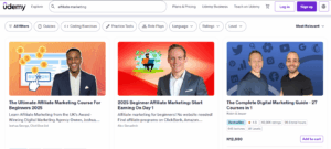 Udemy’s Complete Affiliate Marketing Course