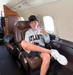 maddos in a private jet