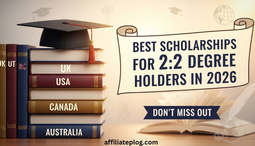 Best Scholarships for 2:2 Degree Holders in 2026: UK, USA, Canada & More (Don’t Miss Out)