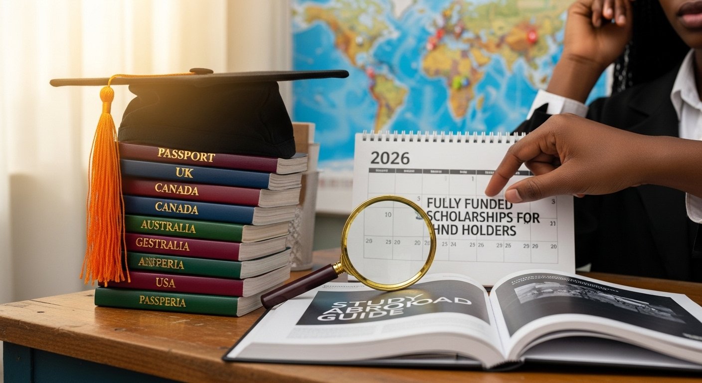Fully Funded Scholarships for HND Holders in 2026: Study Abroad Opportunities for Nigerian Polytechnic Graduates