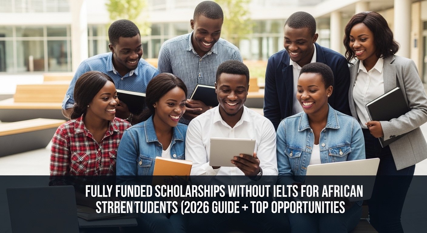 Fully Funded Scholarships Without IELTS for African Students (2026 Guide + Top Opportunities)