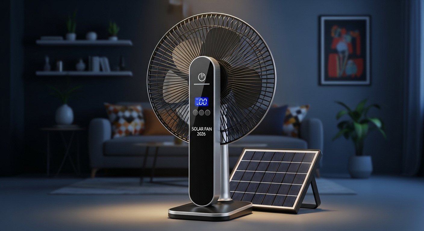 Top 5 Best Solar Fan for Blackouts in Nigeria 2026 – Long Battery & Strong Cooling