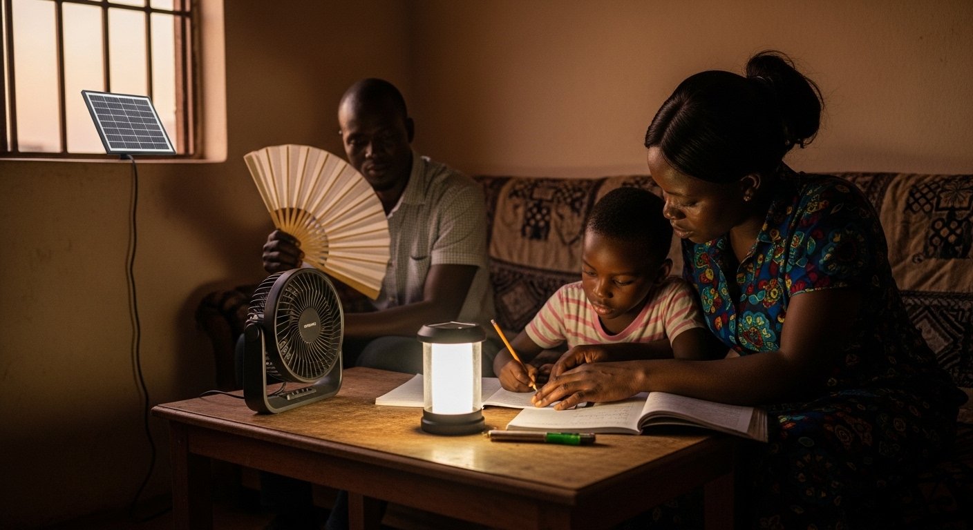 Top 5 Best Solar Fan for Blackouts in Nigeria 2026 – Long Battery & Strong Cooling