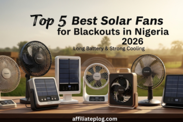Top 5 Best Solar Fan for Blackouts in Nigeria 2026 – Long Battery & Strong Cooling