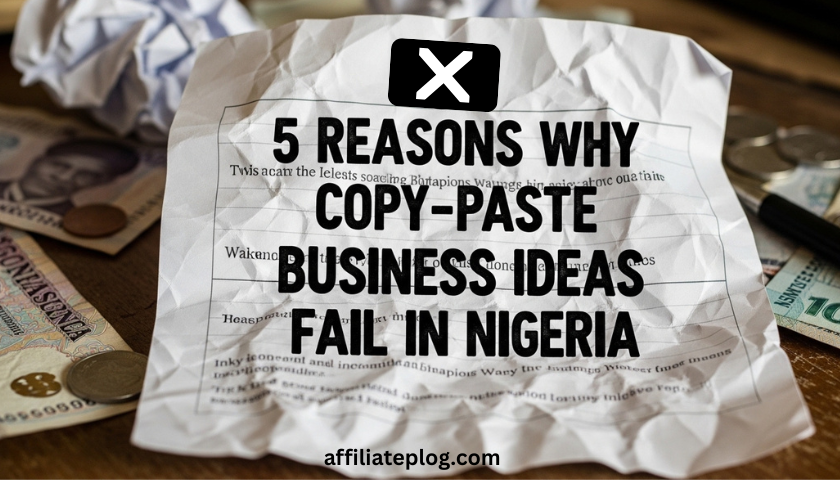 MUST READ: See 5 Reasons Why Copy-Paste Business Ideas Fail in Nigeria