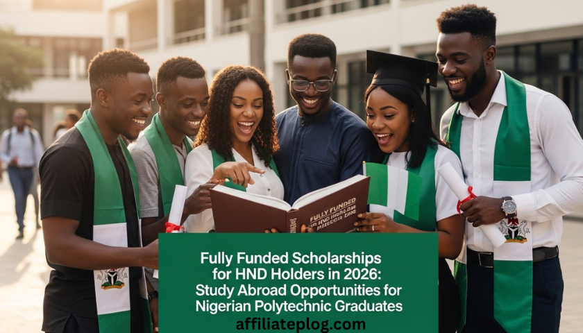 Fully Funded Scholarships for HND Holders in 2026: Study Abroad Opportunities for Nigerian Polytechnic Graduates