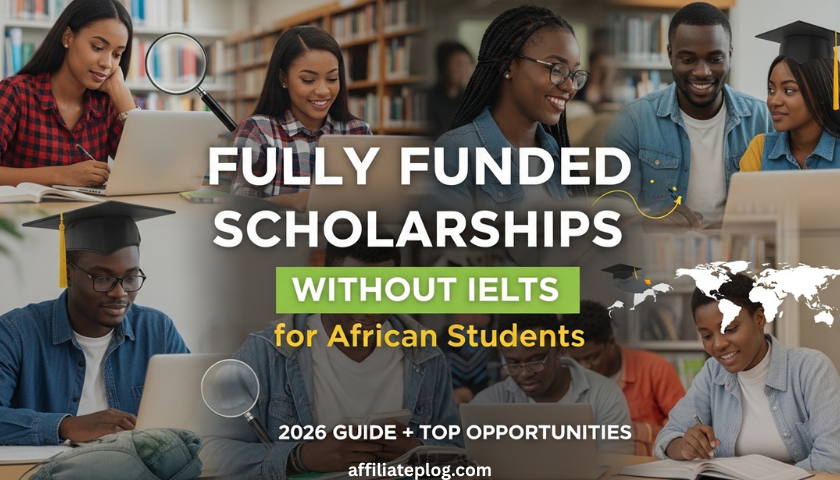 Fully Funded Scholarships Without IELTS for African Students (2026 Guide + Top Opportunities)