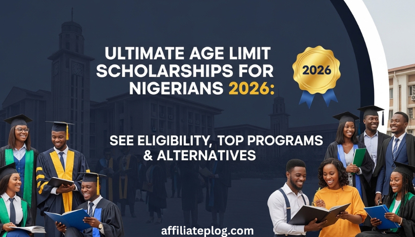 Ultimate Age Limit Scholarships for Nigerians 2026: See Eligibility, Top Programs & Alternatives