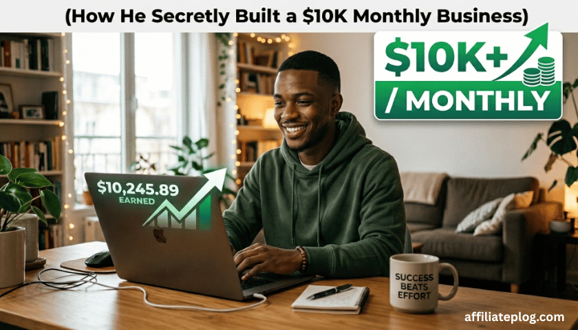 How A Broke 24-Year-Old Secretly Built a $10K Monthly Business